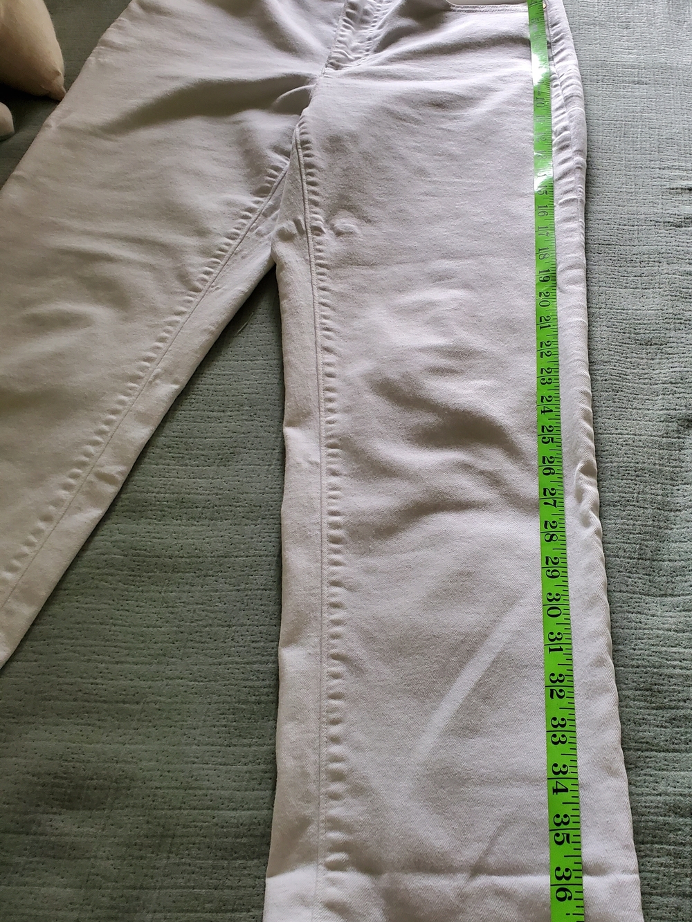 Lands' End White Boyfriend Jeans - Picture 8 of 9
